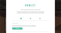 Desktop Screenshot of hamlet-cigar.com